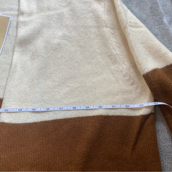 Michael Kors Carmel Bold Striped Cardigan - Picture 9 of 10